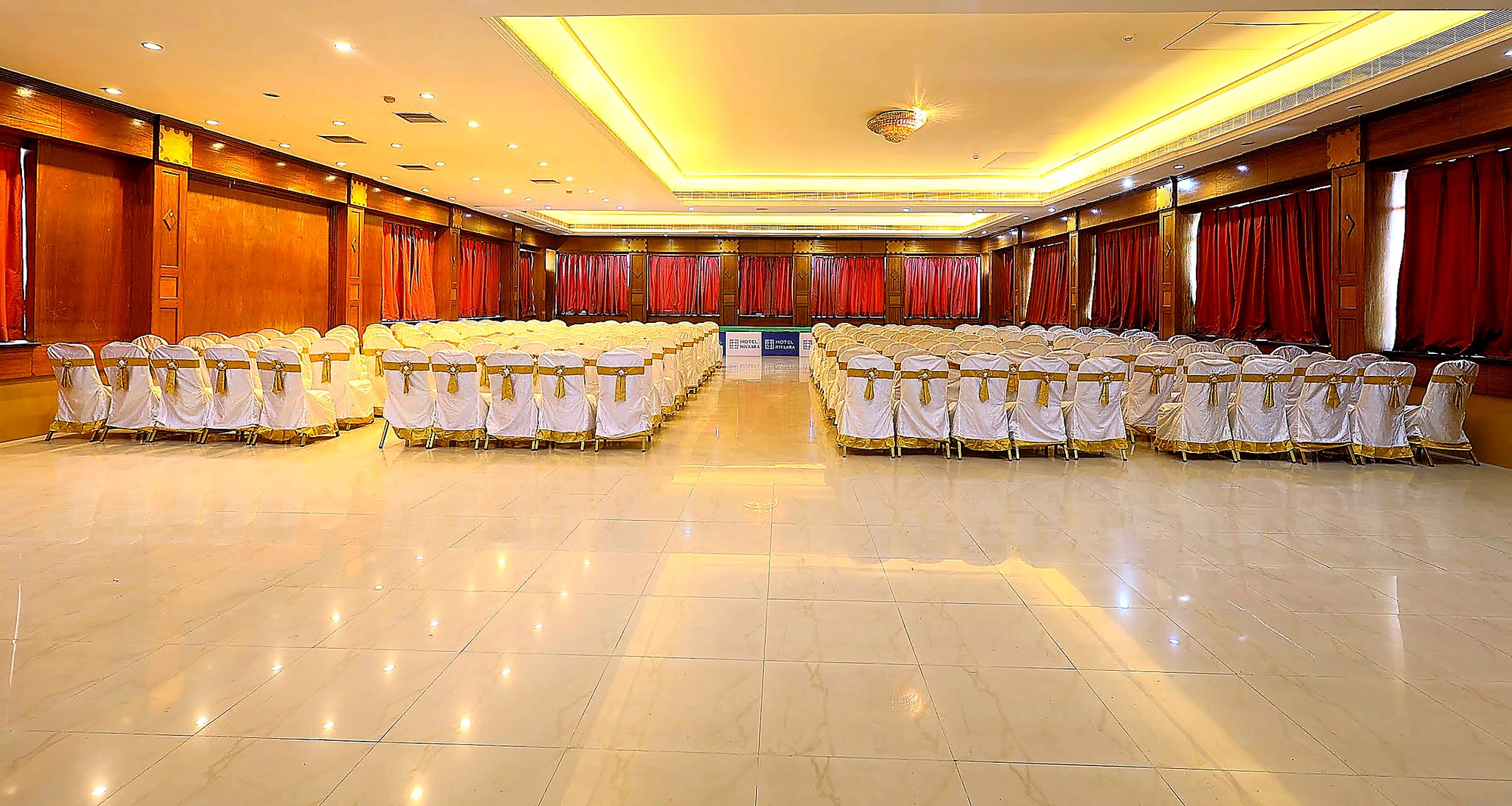 Grand-9 ballroom set in theatre style